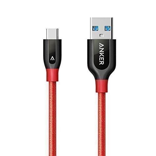 Кабель ANKER PowerLine+ USB-C to USB 3.0 Cable 0.9m - Red, картинка 1
