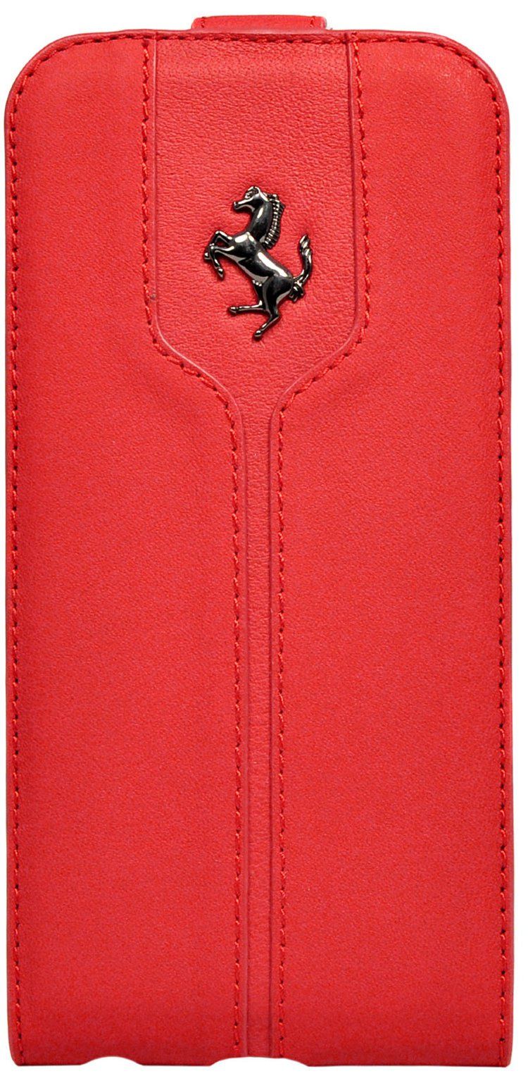 Чехол Ferrari iPhone 5S/SE Flip Montecarlo - Red, картинка 1