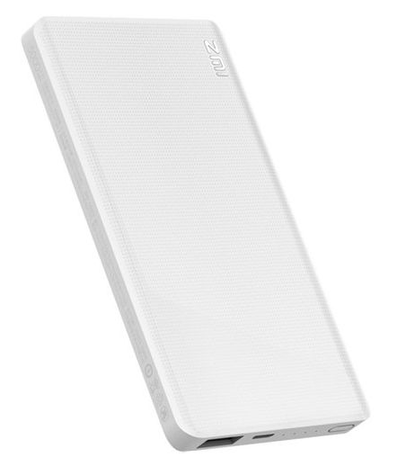 Внешний аккумулятор XiaoMi Power Bank ZMi 5000mAh - White, картинка 1