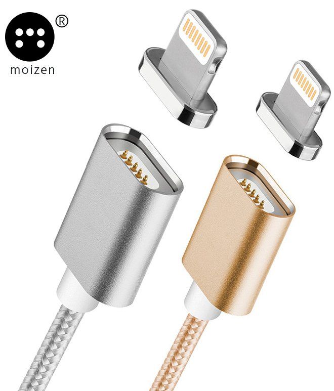 Кабель Moizen Magnetic Charging Cable Lightning - Gold, картинка 3
