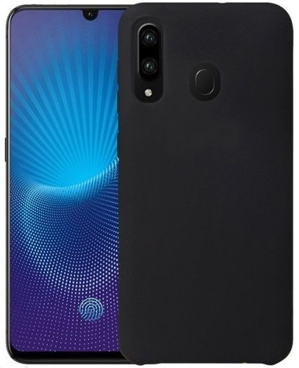 Чехол Samsung Silicone Cover для Samsung Galaxy A30 Black, картинка 1