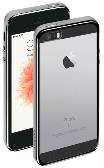Чехол Deppa iPhone 5S/SE Gel Case - Gray, картинка 1