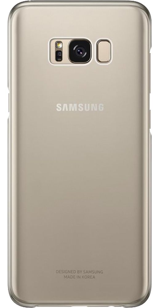 Чехол Samsung Galaxy S8+ Clear Cover - Gold, картинка 1