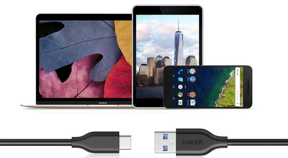 Кабель ANKER PowerLine USB-C to USB 3.0 0.9m - Черный, картинка 2