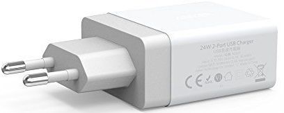 СЗУ Anker  PowerPort+ 24W USBx2 Wall Charger with Micro-USB кабель White, картинка 3