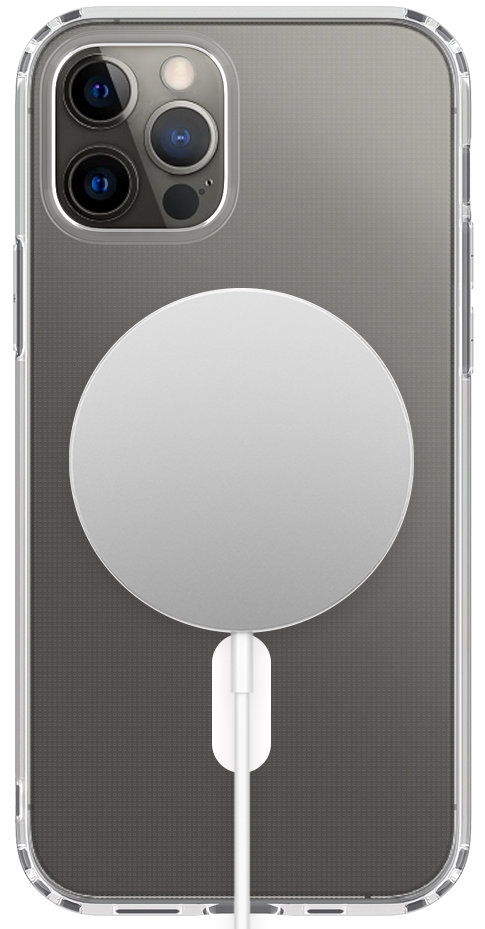 Чехол Deppa Gel Pro MagSafe для iPhone 12/12 Pro Прозрачный, картинка 2