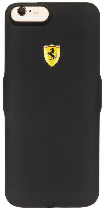 Чехол Ferrari iPhone 7 Powercase 2800 mAh - Black, картинка 2