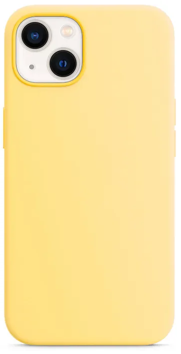 Чехол Apple iPhone 13 Silicone Case, желтый, картинка 1