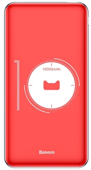 Внешний аккумулятор BASEUS Simbo Smart Power Bank 10.000mAh Red, картинка 1