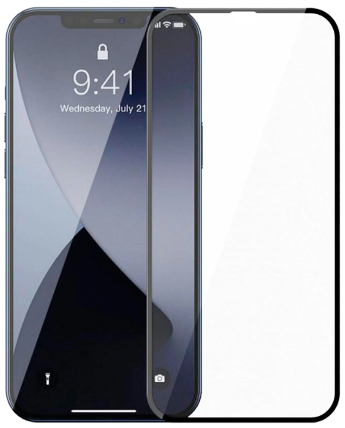 Защитное стекло iPhone 12 Pro Max 6D Black, картинка 1