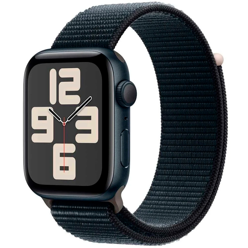 Apple Watch SE 2023, 40 мм, алюминий цвета «Midnight», ремешок Loop цвета «Midnight», картинка 1