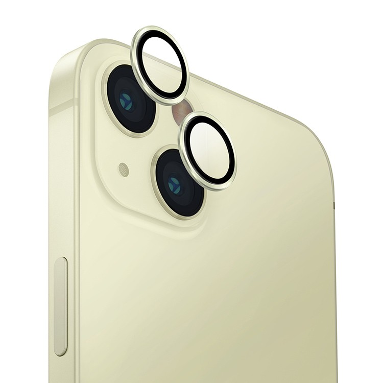 Защитное стекло камеры iPhone 15 /15 Plus Yellow, картинка 1