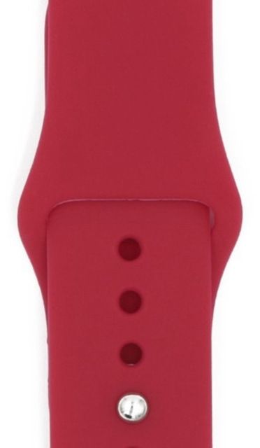 Ремешок силиконовый для Apple Watch 38mm Rose Red, картинка 1