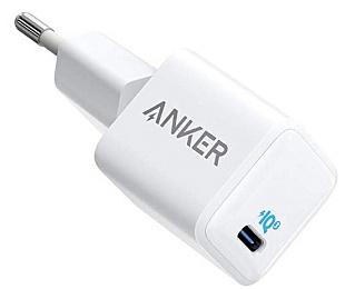 СЗУ Anker PowerPort 3 18W USB-C White, картинка 1