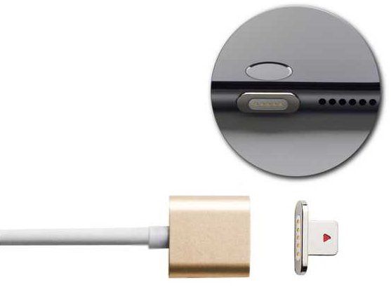 Кабель Moizen Magnetic Charging Cable Lightning - Gold, картинка 2