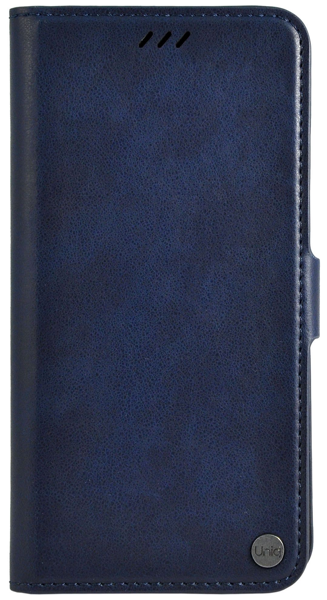 Чехол книжка UNIQ iPhone XS Max Journa Heritage тёмно-синий, картинка 3