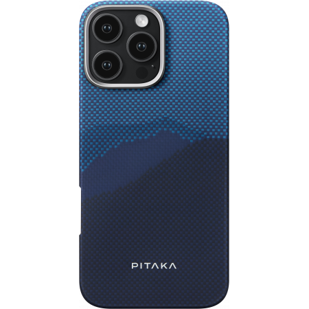 Чехол PITAKKA для iPhone 16 Pro Max StarPeak Tactile Woven case (Over the horizon), картинка 1