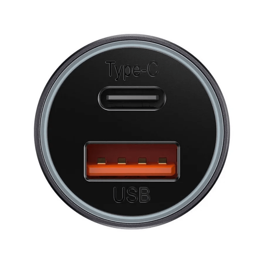 Автомобильное ЗУ BASEUS 40W Golden Contactor Pro U+C, картинка 6