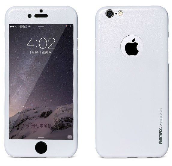 Защитное стекло REMAX iPhone 6/6S Apple Skin - White