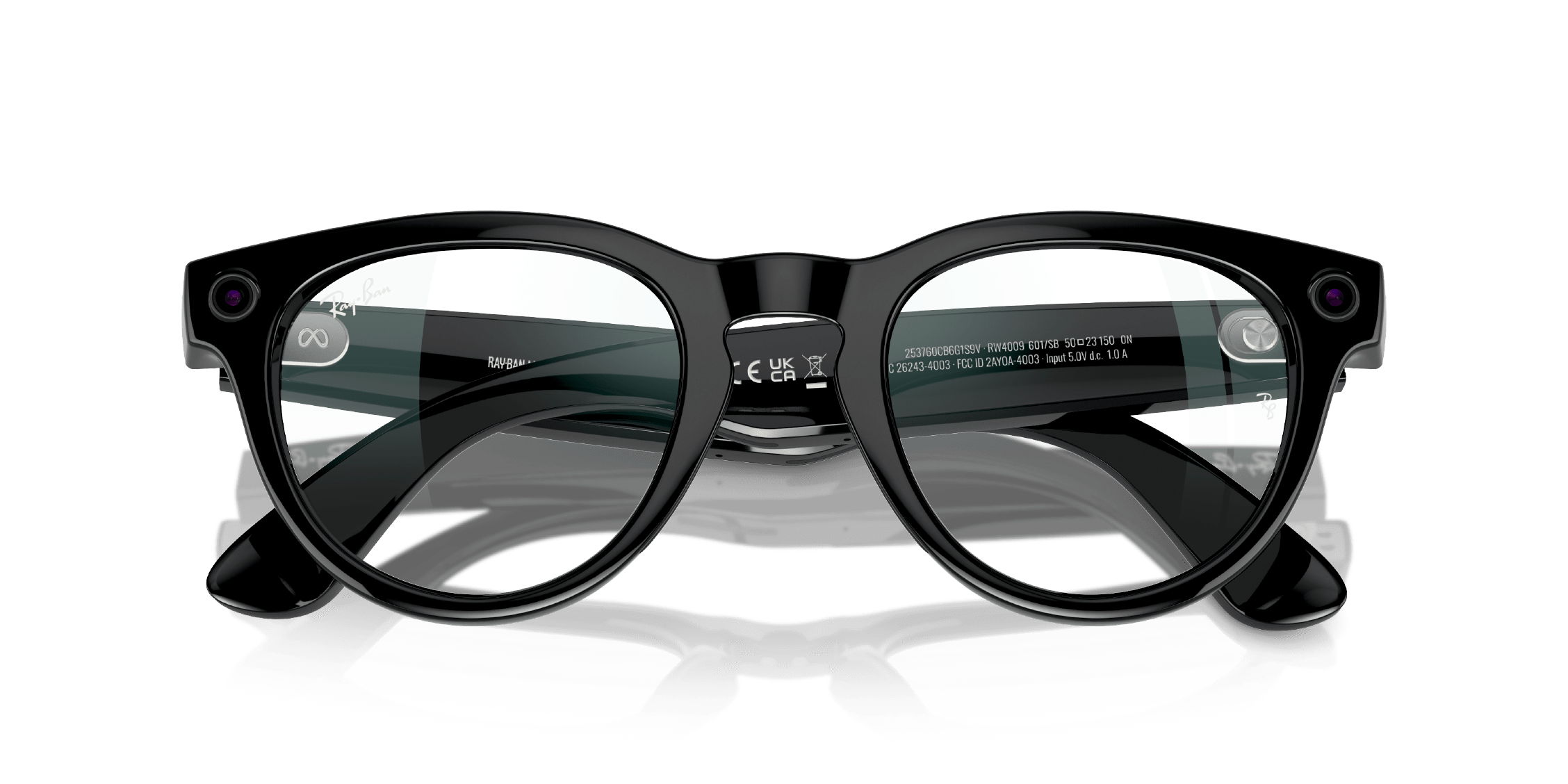 Умные очки RayBan Meta Headliner RW4009 Shiny Black/Clear, картинка 3