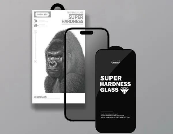 Защитное стекло SupGlass Tempered Glass XC-12 PRIVACY для iPhone 15/16, картинка 1