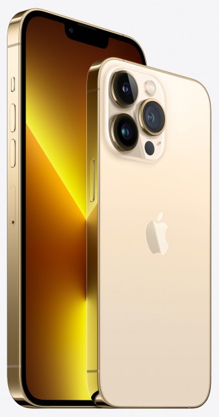 Смартфон Apple iPhone 13 Pro 128GB Золотой (MLW33RU/A), картинка 4