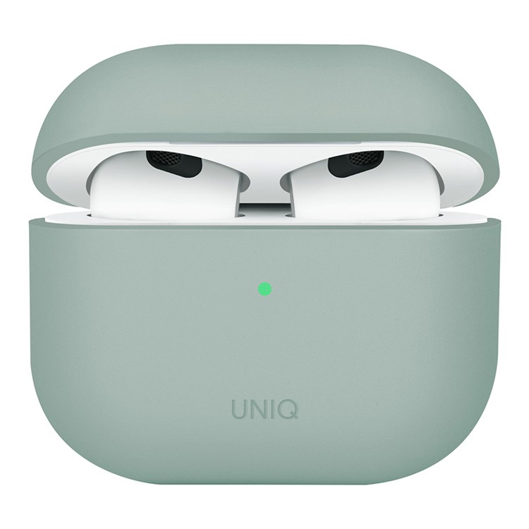 Чехол для AirPods 4 UNIQ Lino Icepant Green