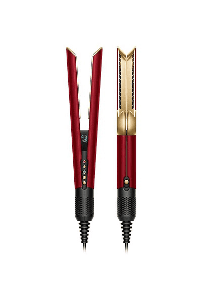 Выпрямитель для волос Dyson Airstrait Straightener HT01 (Red Velvet/Gold) - Подарочный кейс, картинка 3