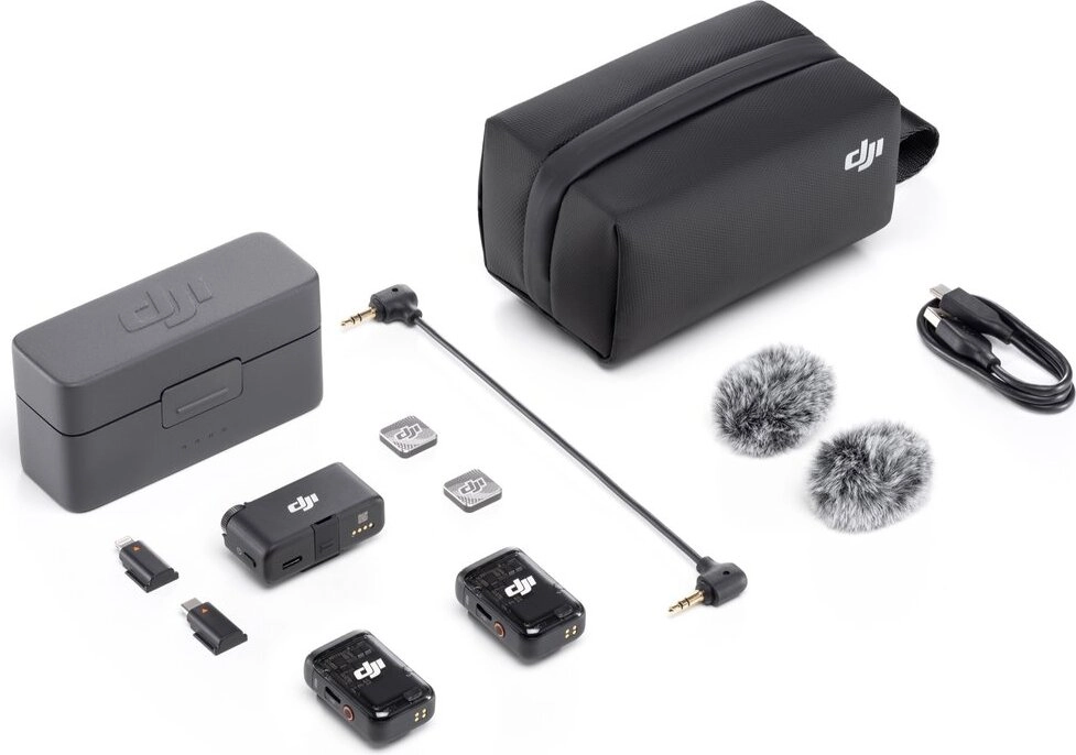 Беспроводной микрофон DJI Mic 2 (2 TX + 1 RX + Charging Case), картинка 6