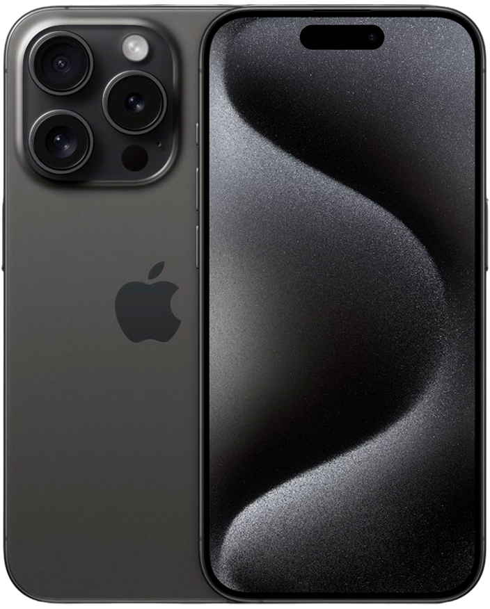 Смартфон Apple iPhone 15 Pro 128Gb Black Titanium (1 sim + eSIM)