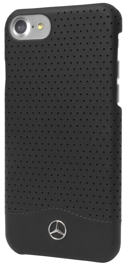 Чехол Mercedes WAVE II iPhone 7 Plus Leather Perforated Hard Case Black