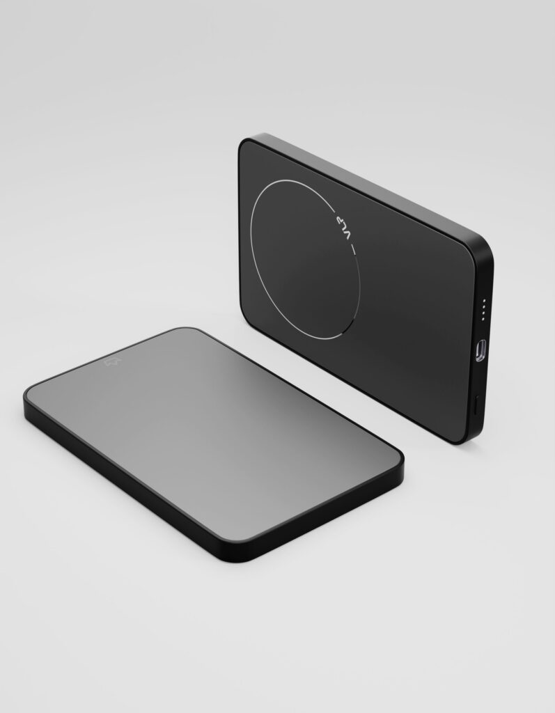 Внешний аккумулятор VLP B-Energy MagSafe 5000 mAh , UCB-C, натуральный титан , картинка 5