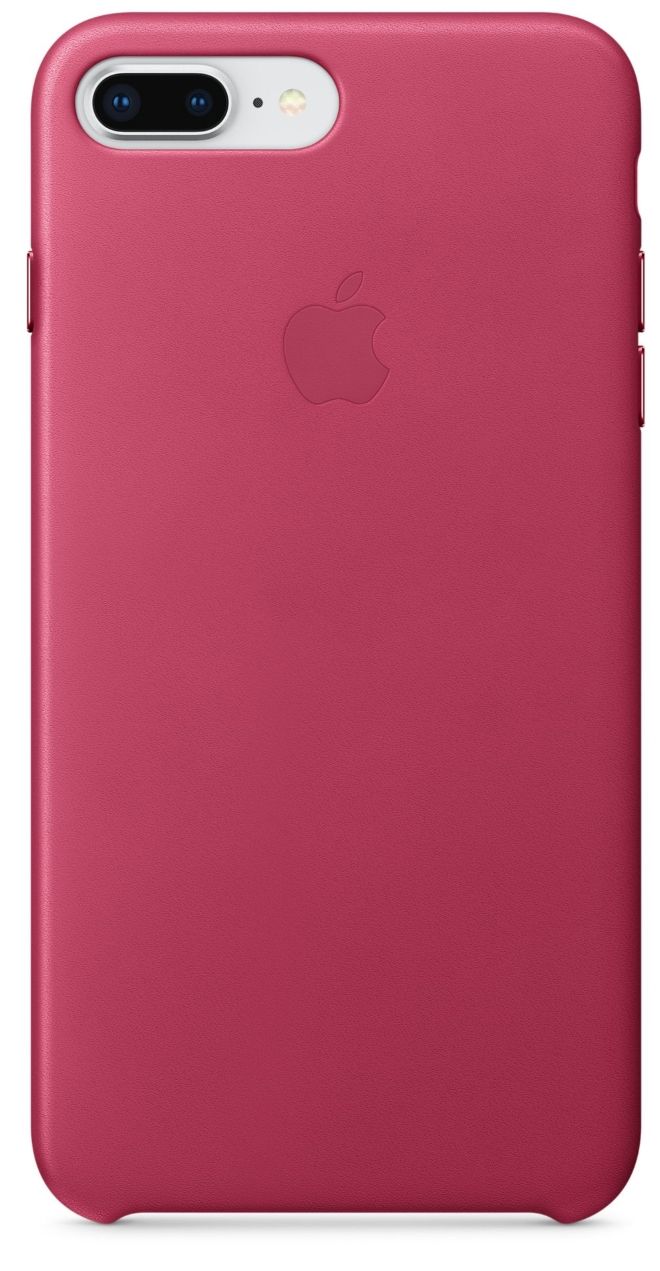 Кожаный чехол Apple iPhone 7/8 Leather Case Pink Fuchsia