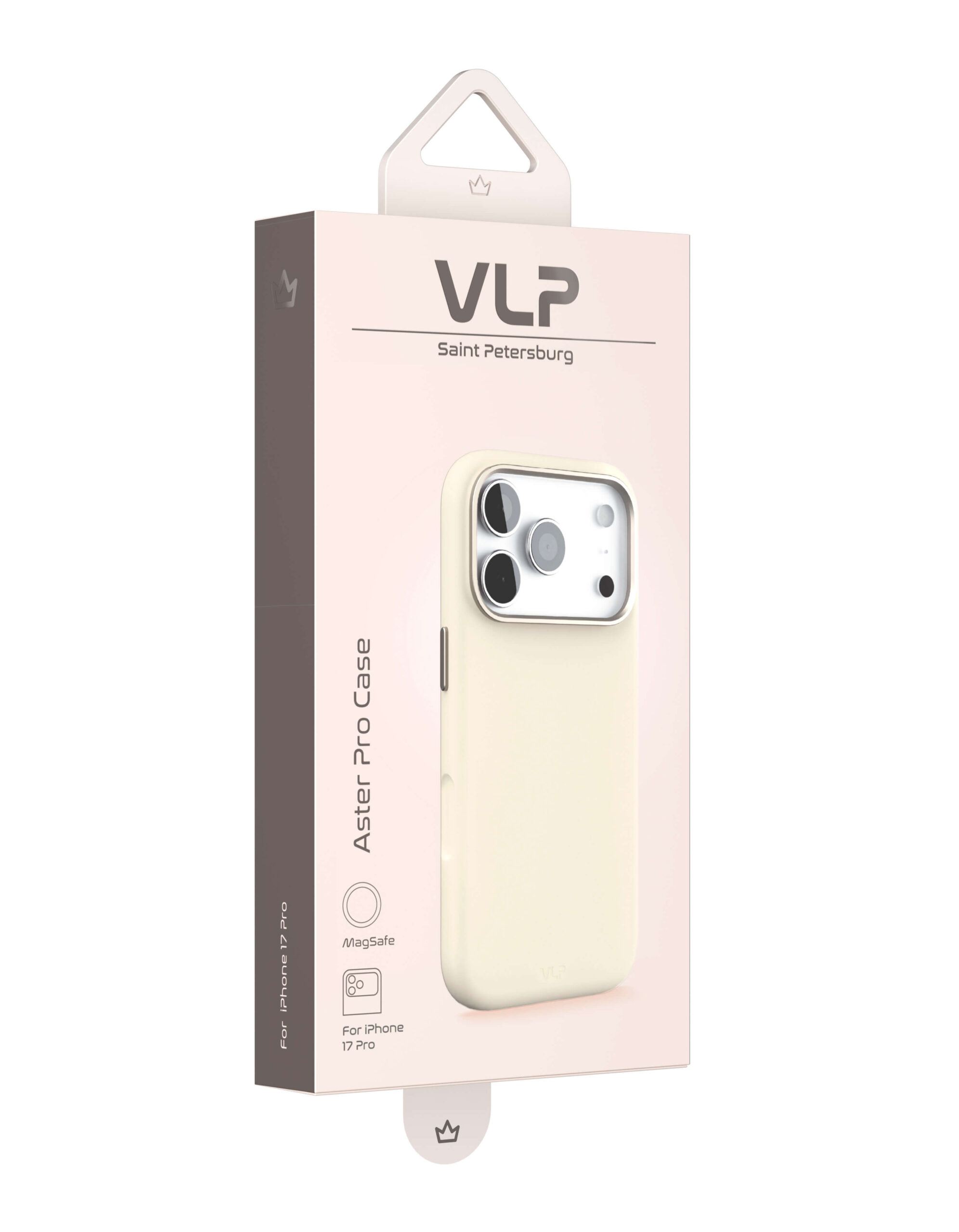 Чехол для iPhone 17 Pro Max VLP Aster Pro Case c MagSafe, белый, картинка 5