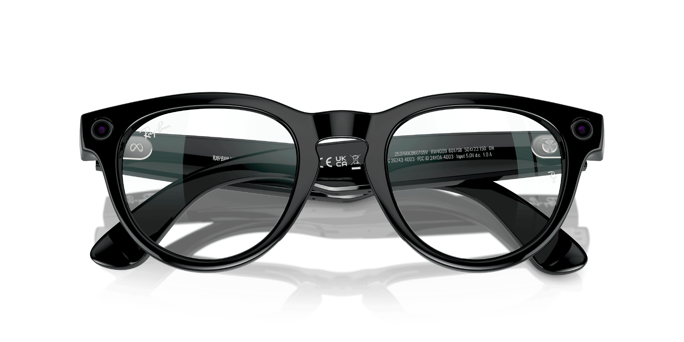 Умные очки RayBan Meta Headliner RW4009 Shiny Black/Clear to Sapphire Transitions, картинка 3