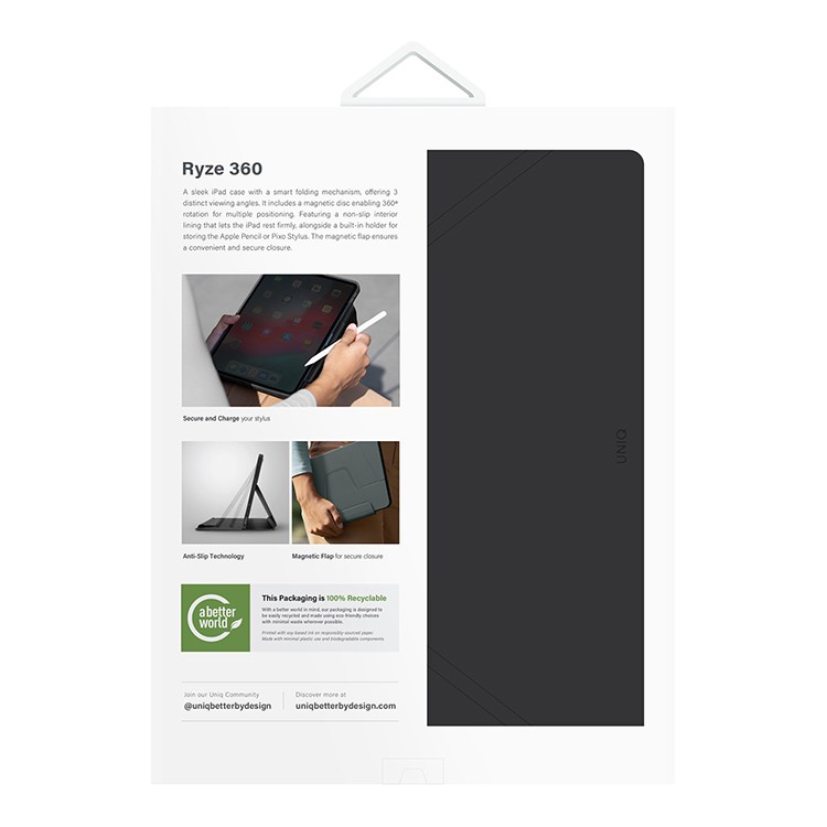 Чехол для iPad Pro 13 Ryze 360 Black, картинка 6