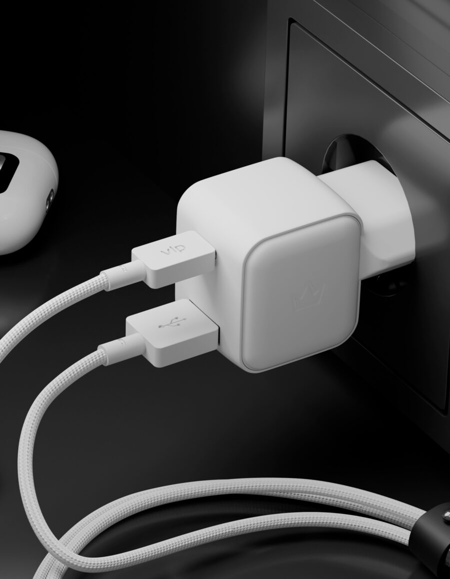 СЗУ VLP G-Charge 30Вт, USB-A+Type-C, белый, картинка 5