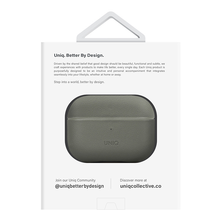 Чехол для AirPods Pro 2 UNIQ Terra Lichen Green, картинка 4