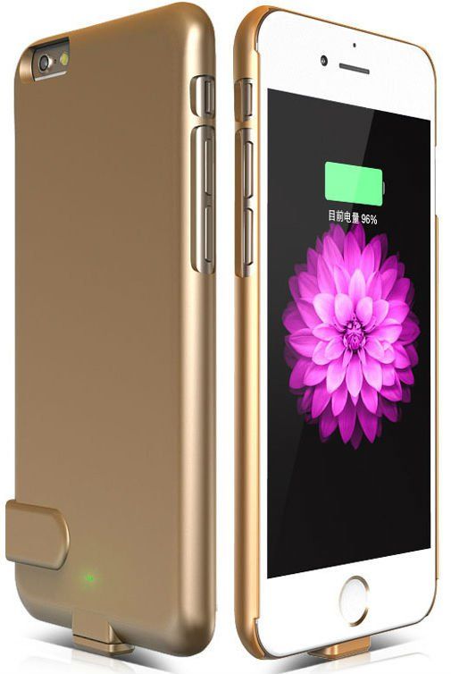 Чехол HEDDY для iPhone 6 Battery Case 1500mA - Gold, картинка 3
