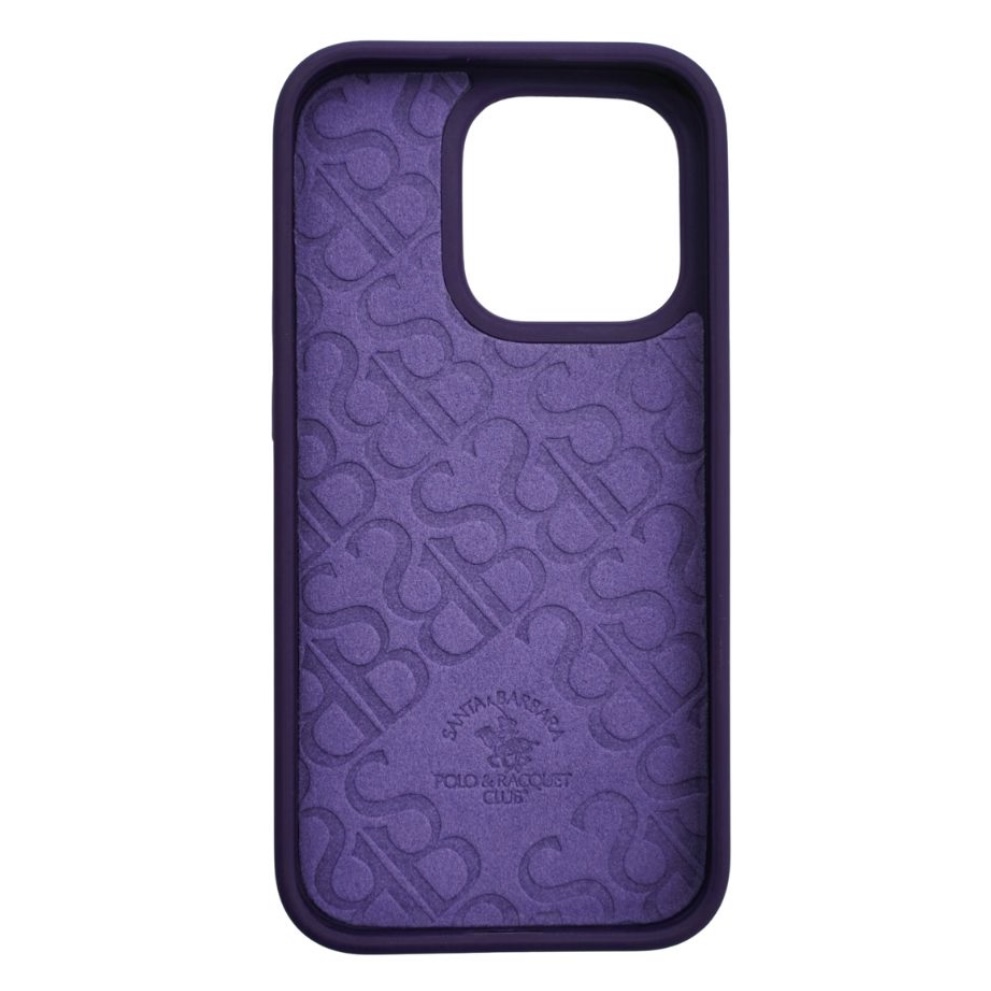 Чехол для iPhone 14 Pro Santa Barbara Polo for Card, фиолетовый, картинка 2