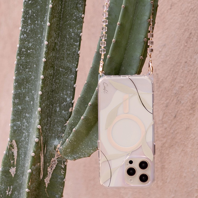 Чехол для iPhone 16 Pro UNIQ COEHL Savon Verdure Spring Blossom, картинка 6