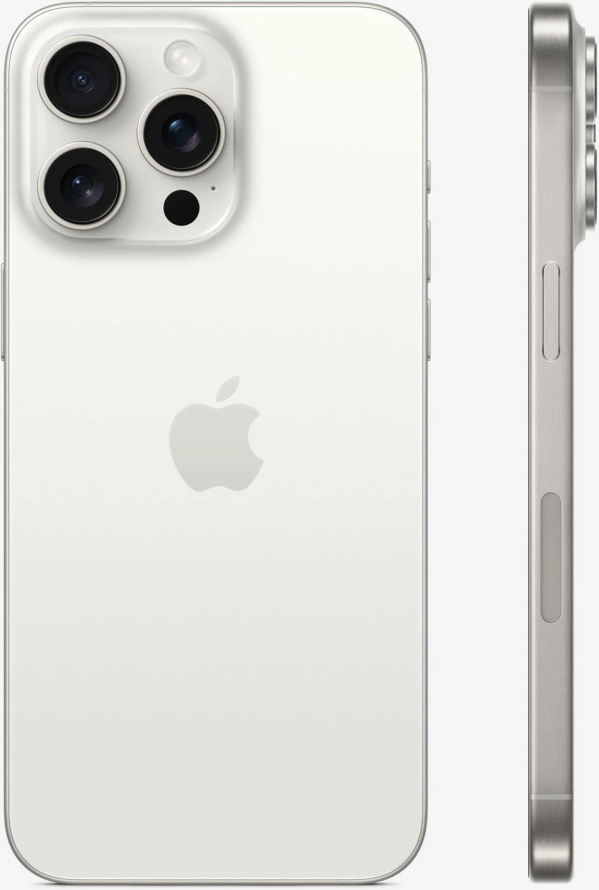 Смартфон Apple iPhone 15 Pro Max 256Gb White Titanium (1 sim + eSIM), картинка 2