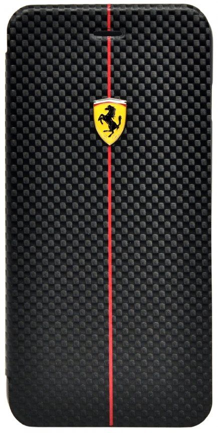 Чехол Ferrari iPhone 6 Plus Formula One Booktype - Black