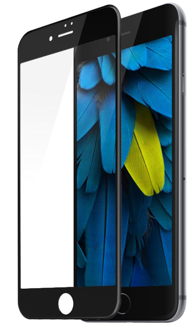 Защитное стекло iPhone 7 Tempered Glass 5D Black, картинка 1