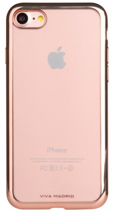 Чехол VIVA iPhone 7 Plus Metalico Flex Case TPU Rose Gold, слайд 1