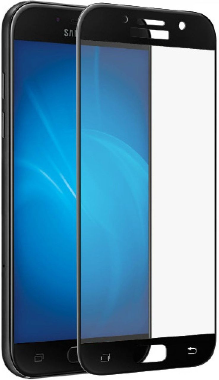 Защитное стекло BoraSCO Full 2.5D Samsung A5 - Black, картинка 1