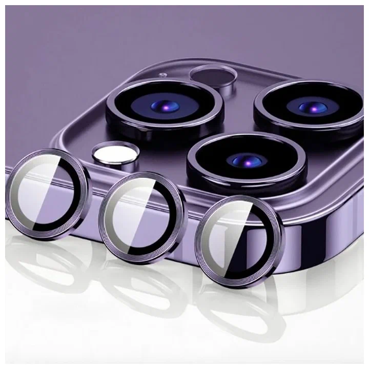 Защитное стекло камеры iPhone 14 Pro/14 ProMax Purple, картинка 2