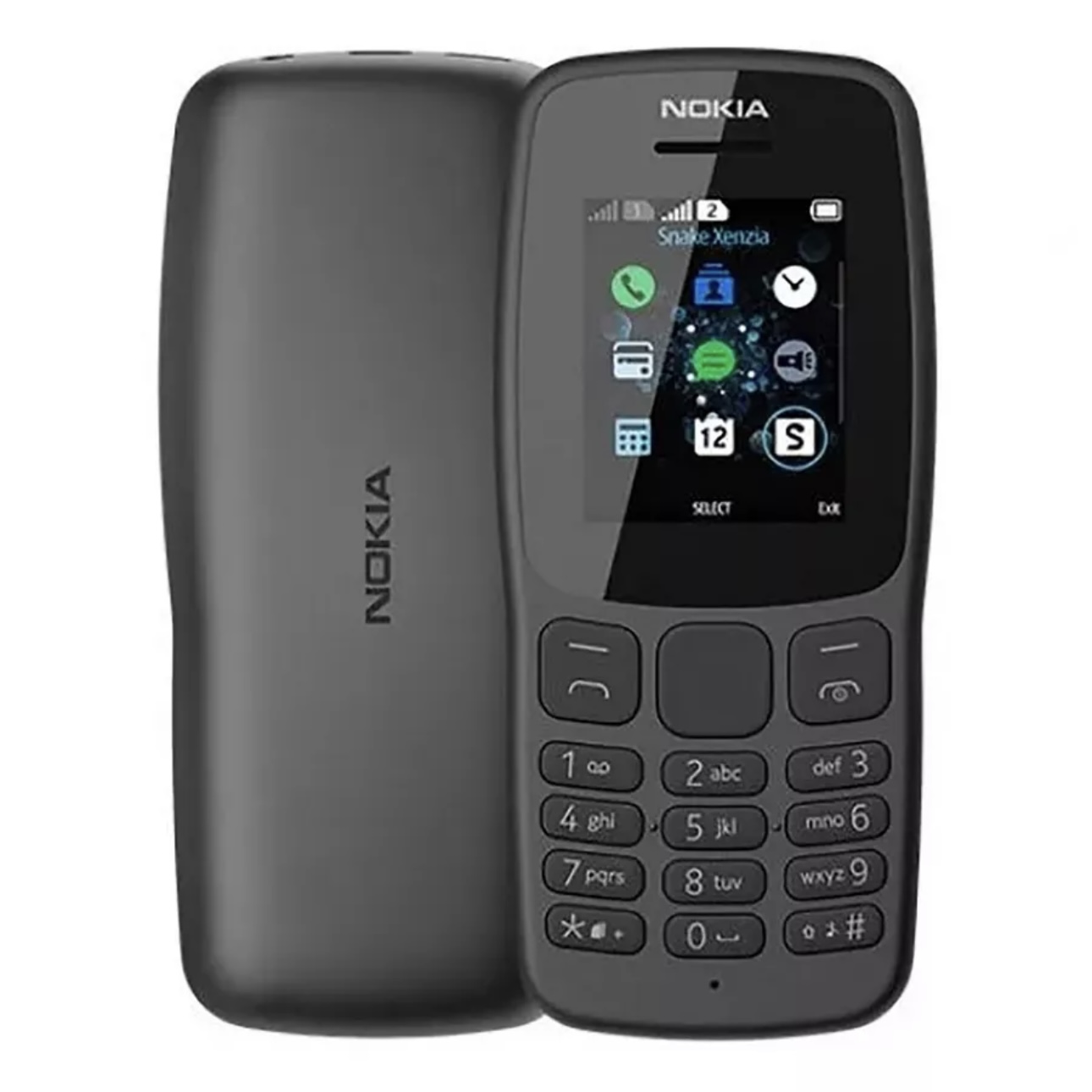 Мобильный Телефон Nokia 106 Dual Sim Black