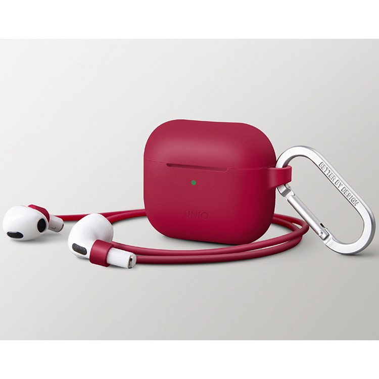 Чехол для AirPods 3 UNIQ Vencer Color Maroon, картинка 4