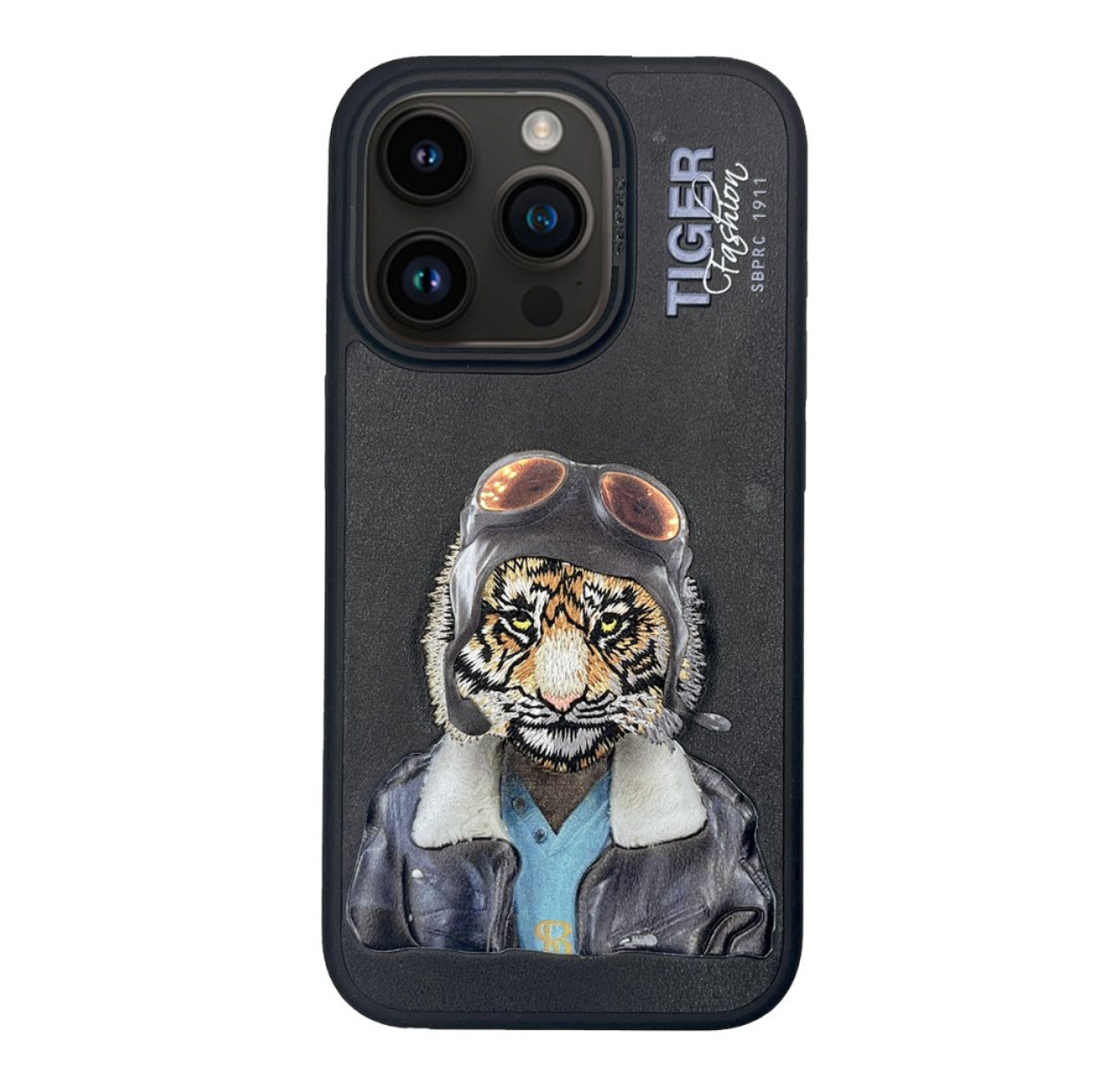 Чехол для iPhone 14 Pro Max Santa Barbara Polo Tiger, черный, картинка 1